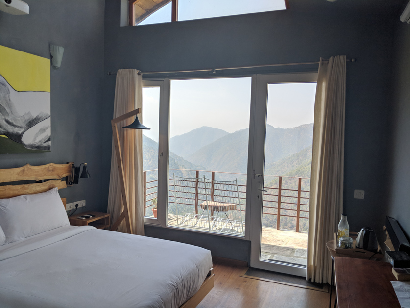 luxury mountain view resort in ramgarh