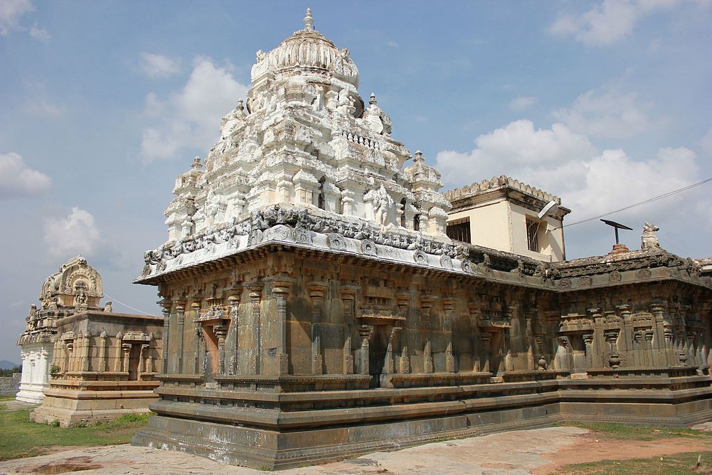 Someshwara Temple in Kudumalai or Kurudumale - pilgrimage site near Bangalore