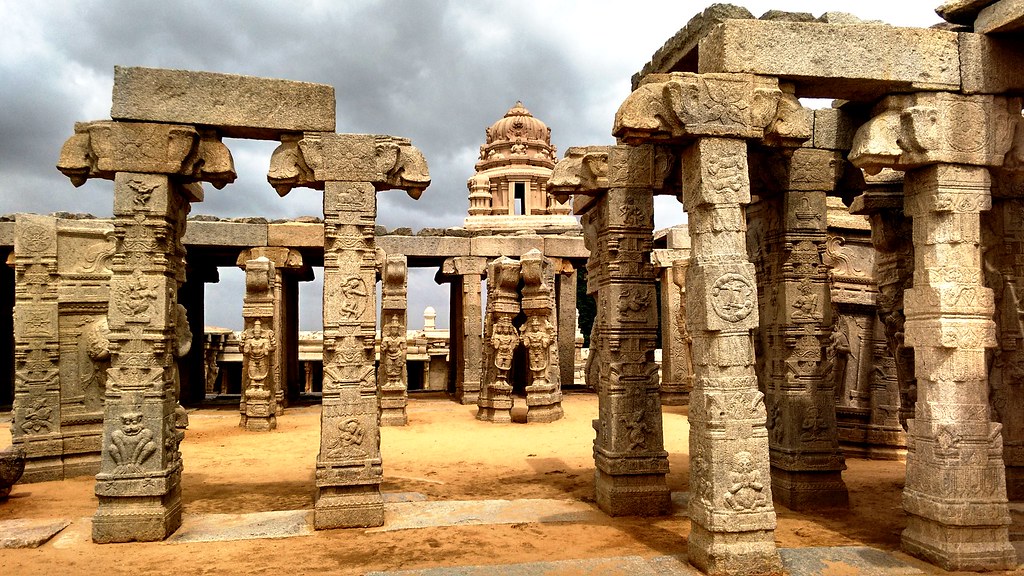 Veerabhadra Temple complex in Lepakshi - pilgrimage site near Bangalore
