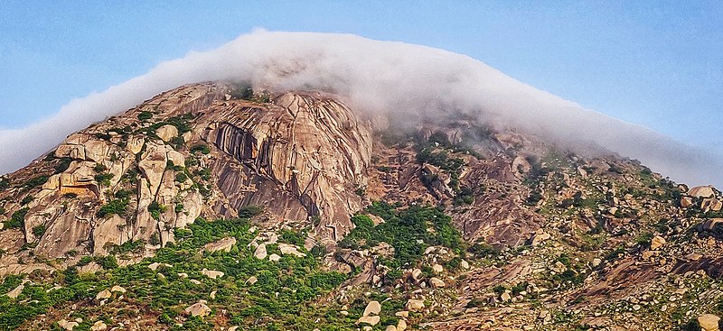 clouds over Skandagiri