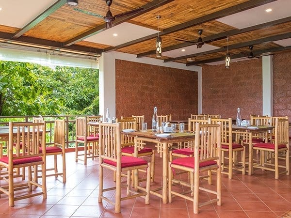 dining space at Forest Escape Koyna for Mumbai getaway