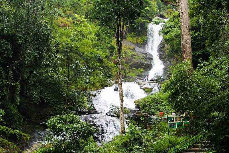 Iruppu waterfalls in Karnataka