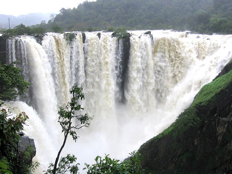 jog falls in monsoon season