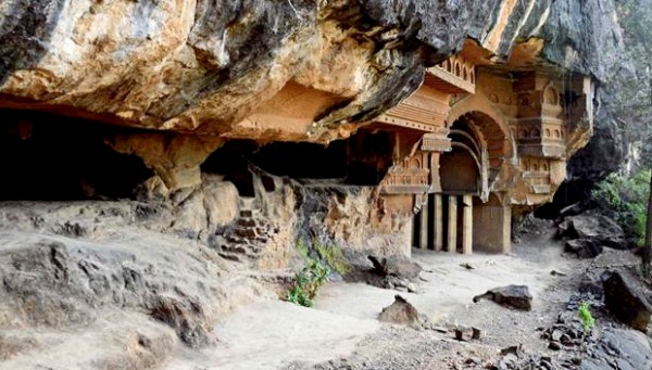 Kondana caves during hill station visit near Mumbai and Pune in monsoon