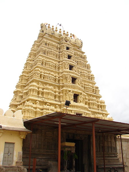 Adichunchanagiri - Gopura (main tower) of Saumyakeshava temple at Nagamangala - one of top temples near Bangalore
