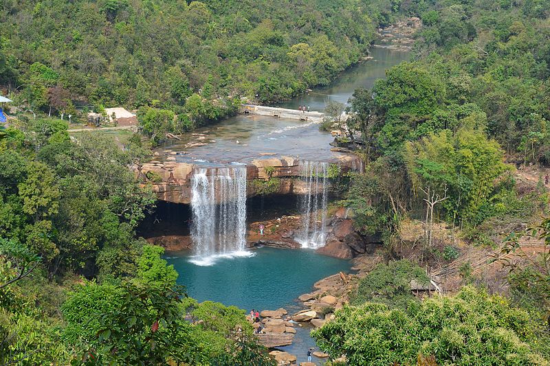 Krangsuri wtaerfalls in Meghalaya - the Abode of Clouds