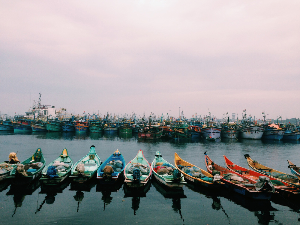 N4 beach fishing harbour in Chennai