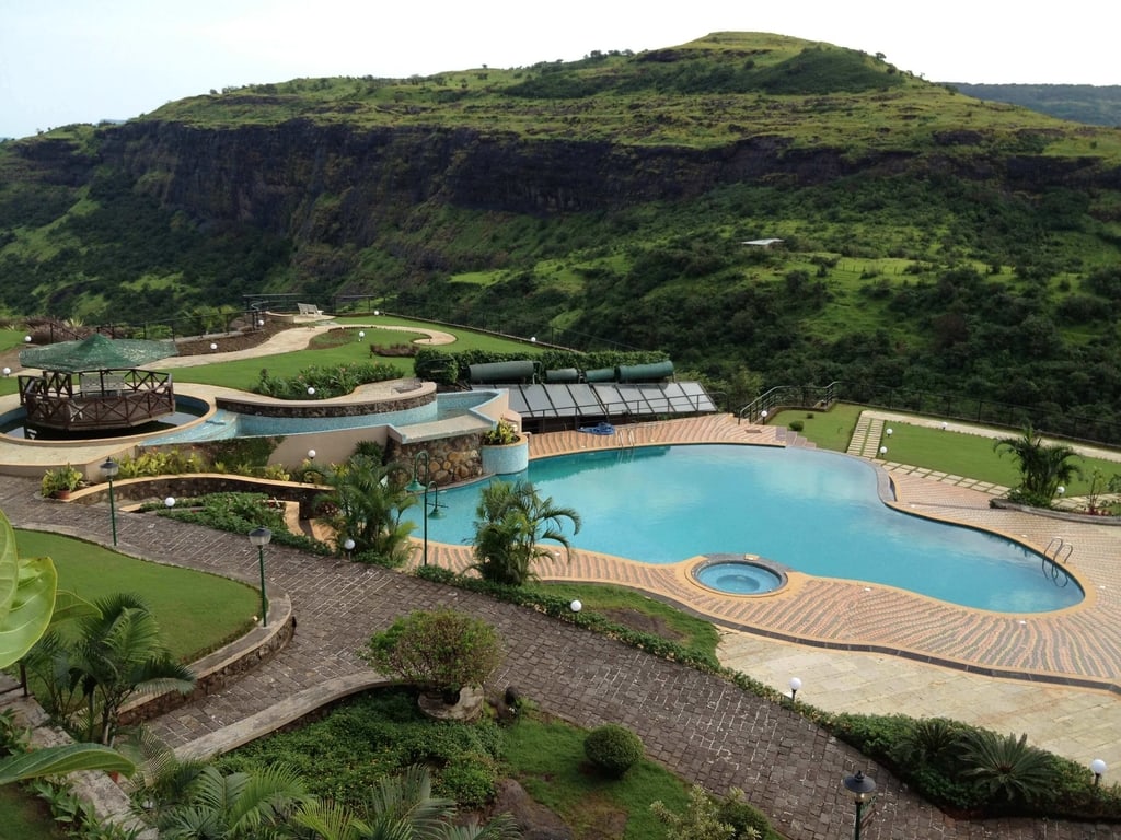 aerial view of the nature getaway near Mumbai for winter