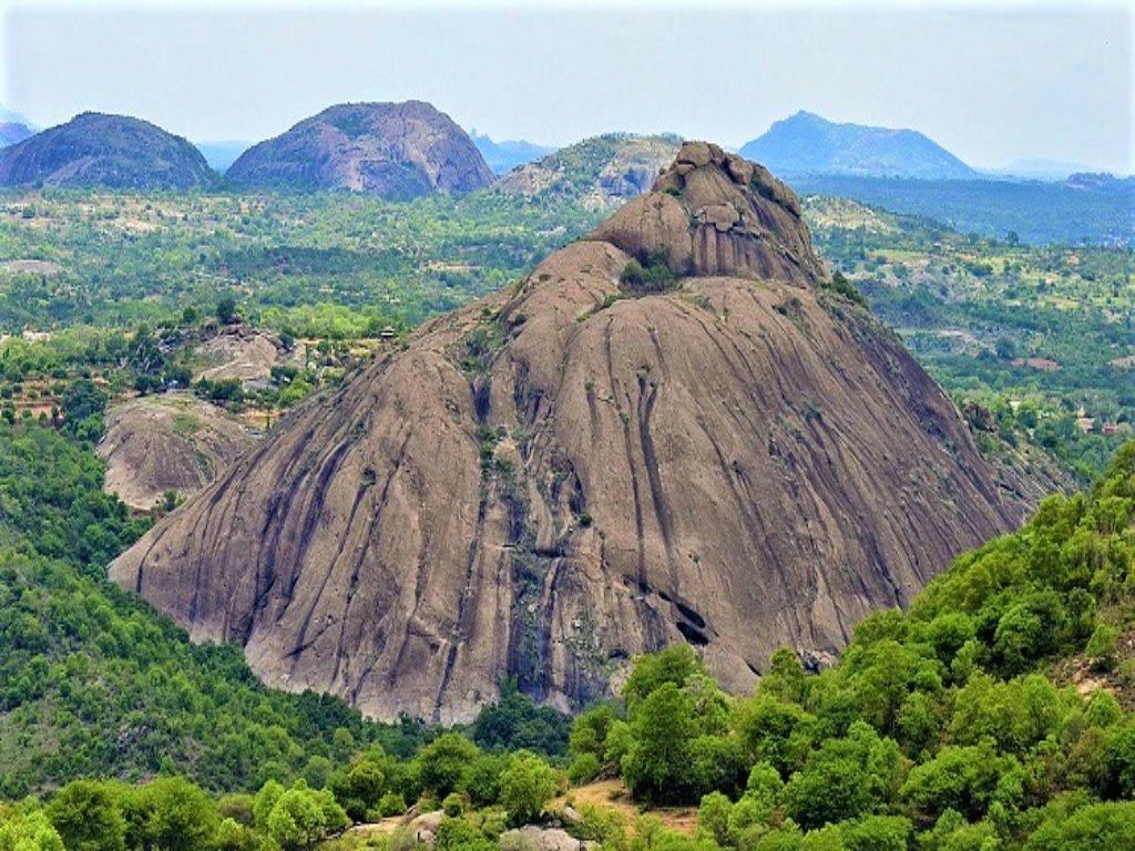 The famous Ramanagarm rocks that the iconic movie Sholay was shot on