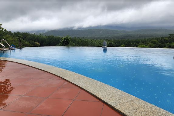 infinity pool in the resort
