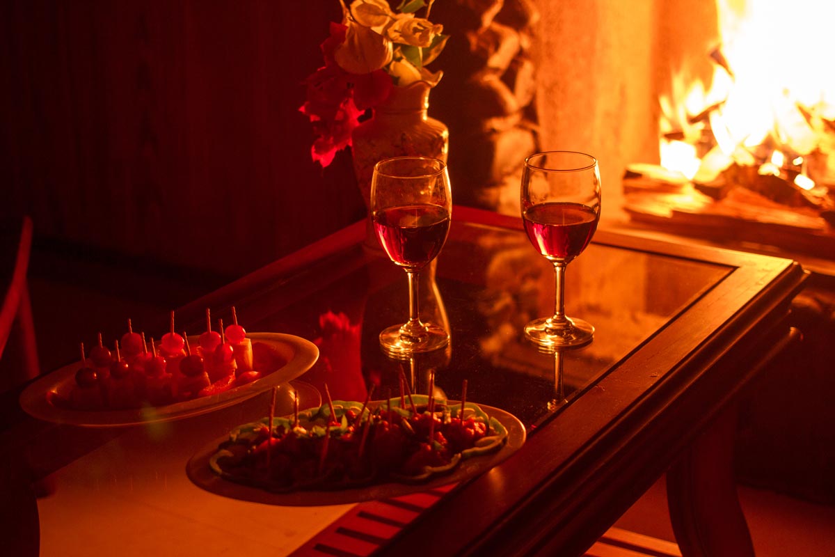 Things to do in Coorg- Coorg Cottage Stay romantic set-up view