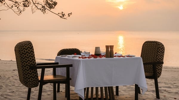 Lonavala Lake Escape sunset dining view